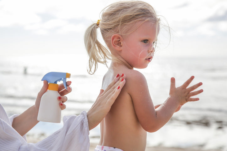 Helping Your Sunburned Toddler