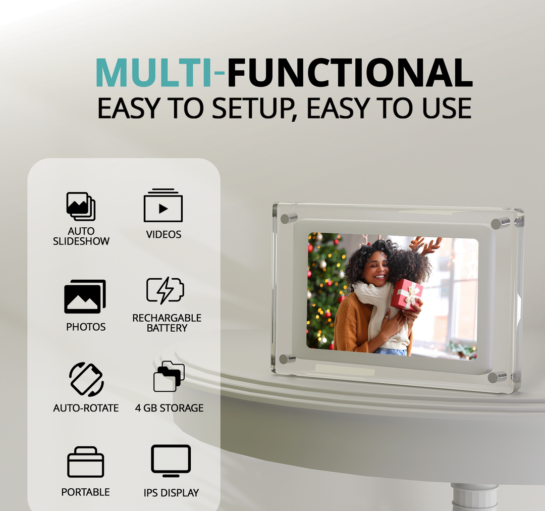7” FlexView Portable Digital Frame
