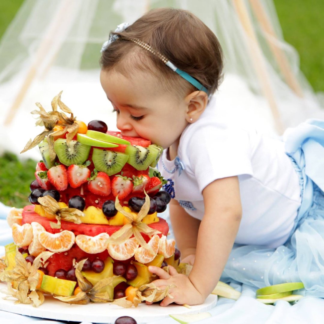 First Birthday Smash Cake - Fruit Sweetened for Babies