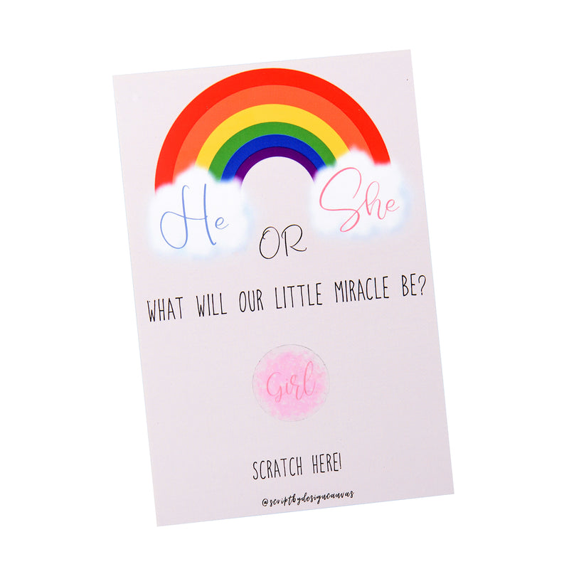 Load image into Gallery viewer, Gender Reveal Scratch Off Cards
