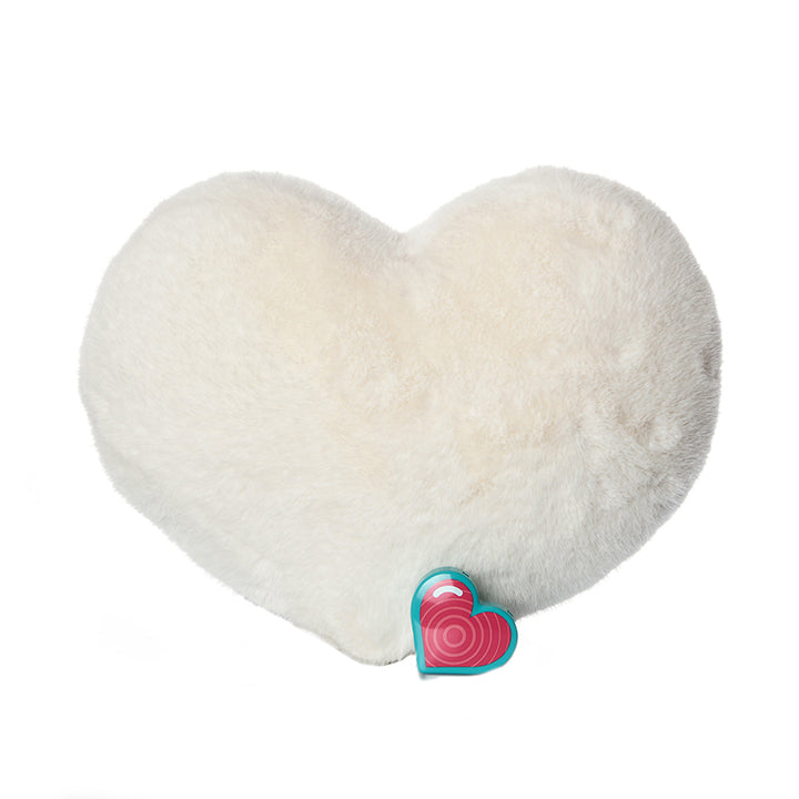 Ivory Heart Pillow