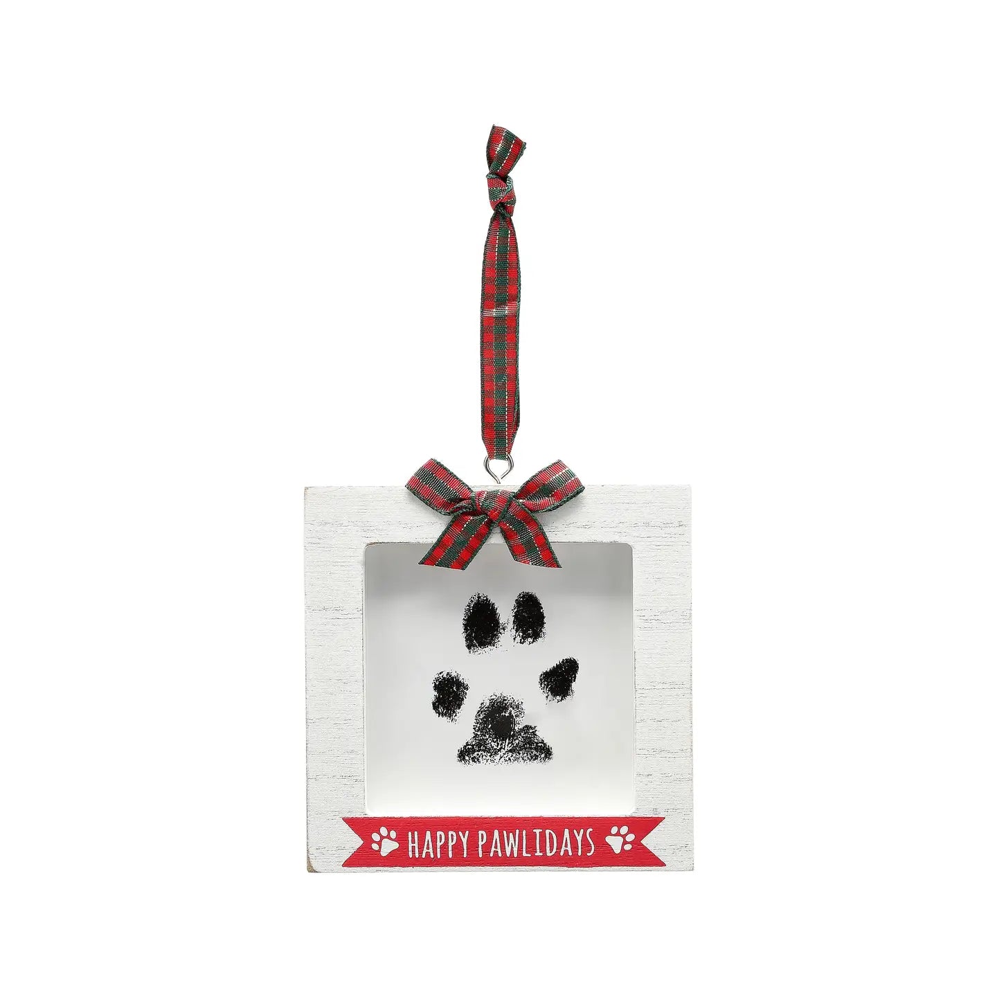 Pawprint Holiday Ornament with Ink Pad