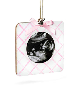 Wooden Ultrasound Ornaments