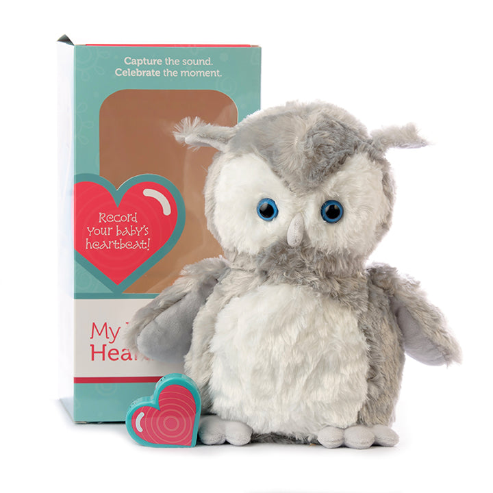 Vintage Owl My Baby's Heartbeat Bear
