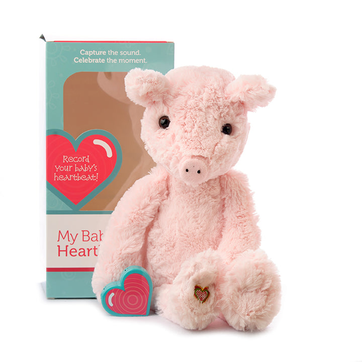 Vintage Pig My Baby's Heartbeat Bear - Main Image