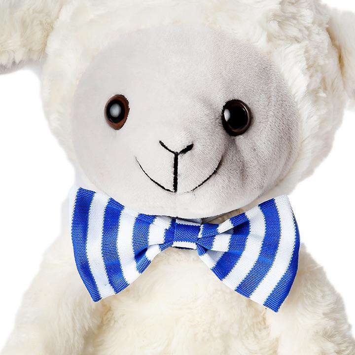 Blue Striped Bow Tie